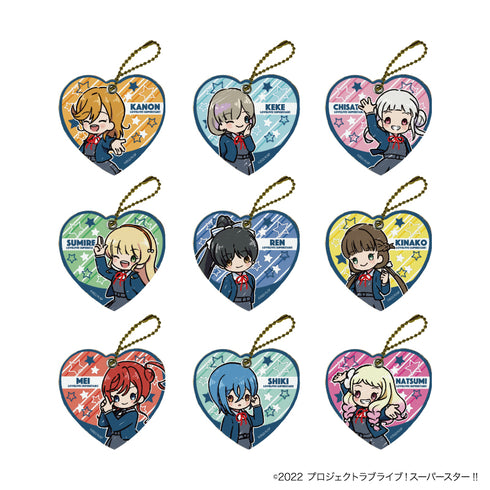 『ラブライブ!スーパースター!!』キャラレザーチャーム 01/BOX(全9種)(グラフアートイラスト)